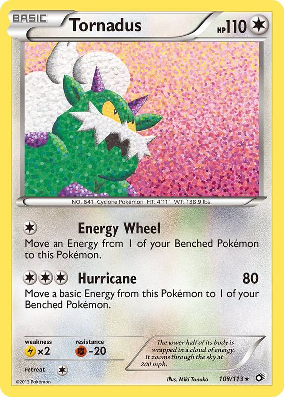Tornadus 108/113 - Legendary Treasures
