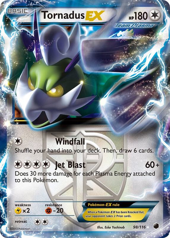 Tornadus-EX 98/116 - Plasma Freeze