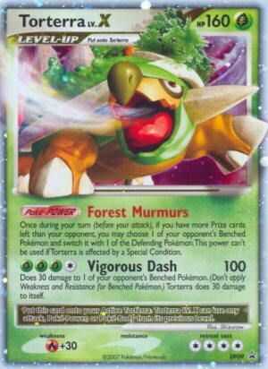 Karta Pokemon Torterra LV.X - DP09 - Diamond and Pearl Promos DP09