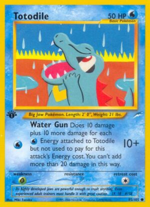 Totodile 085/105 - Neo Destiny