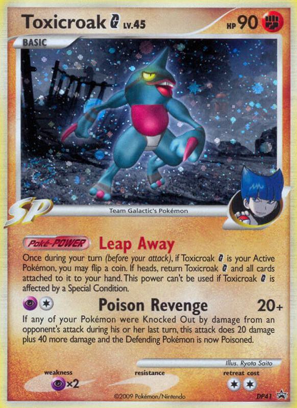 Karta Pokemon Toxicroak G - DP41 - Diamond and Pearl Promos DP41