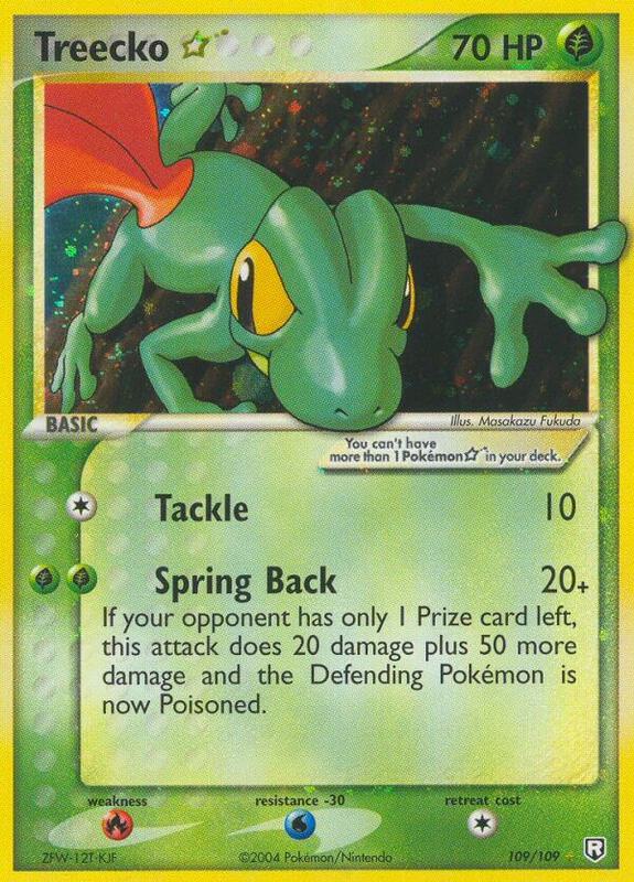 Treecko ★ 109/109 - Team Rocket Returns