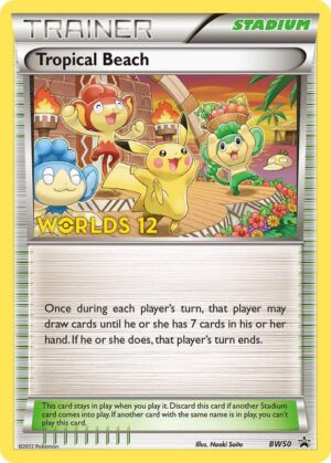 Karta Pokemon Tropical Beach - BW50 (Worlds 12) - Black and White Promos BW50