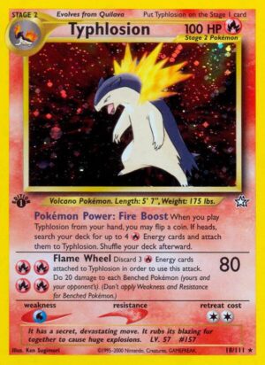 Typhlosion 018/111 - Neo Genesis