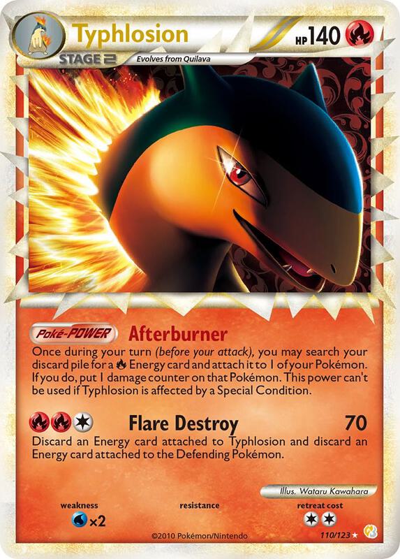 Typhlosion 110/123 - HeartGold & SoulSilver