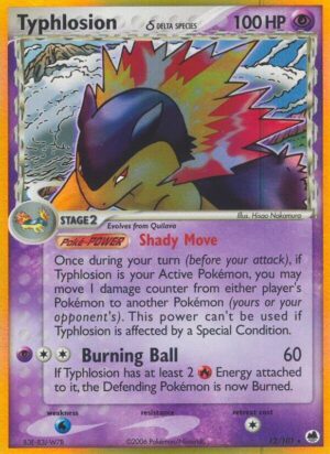 Typhlosion δ 12/101 - Dragon Frontiers