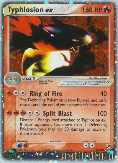 Typhlosion ex 99/100 - Sandstorm