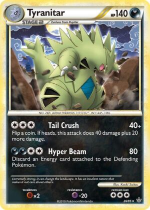 Tyranitar 26/95 - HS—Unleashed