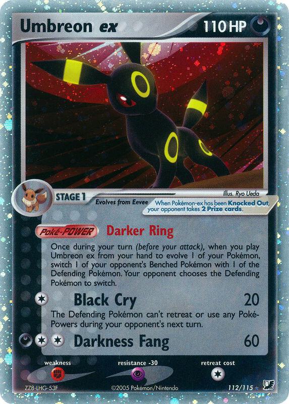 Umbreon ex 112/115 - Unseen Forces