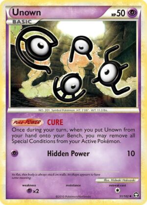 Unown 51/102 - HS—Triumphant
