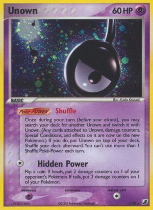 Karta Pokemon Unown (!) - Unseen Forces !/28
