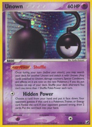 Karta Pokemon Unown (?) - Unseen Forces ?/28