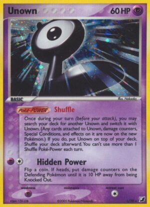 Karta Pokemon Unown (L) - Unseen Forces L/28
