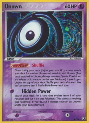 Karta Pokemon Unown (M) - Unseen Forces M/28
