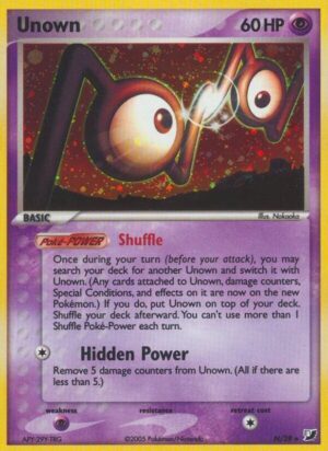Karta Pokemon Unown (N) - Unseen Forces N/28