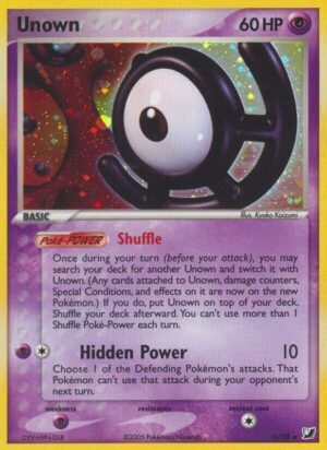 Karta Pokemon Unown (U) - Unseen Forces U/28