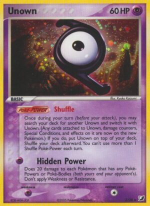 Karta Pokemon Unown (Z) - Unseen Forces Z/28