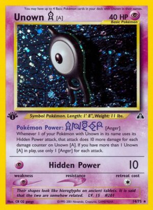 Unown [A] 14/75 - Neo Discovery