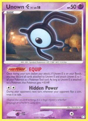 Unown [E] 65/123 - Mysterious Treasures