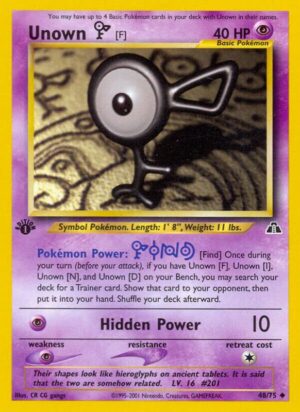 Unown [F] 48/75 - Neo Discovery