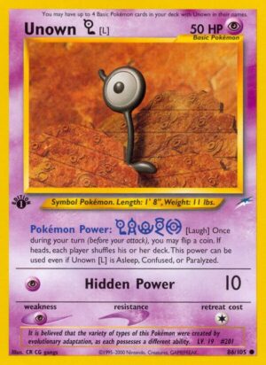 Unown [L] 086/105 - Neo Destiny