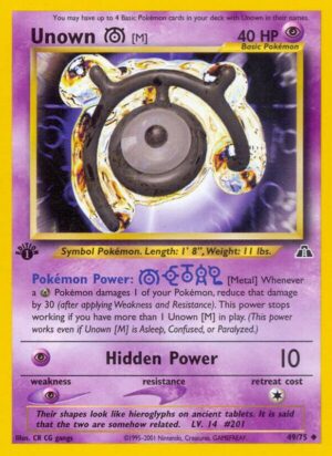 Unown [M] 49/75 - Neo Discovery