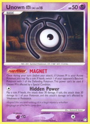 Unown [M] 66/123 - Mysterious Treasures