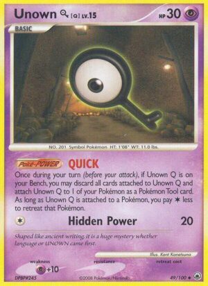 Unown [Q] 49/100 - Majestic Dawn