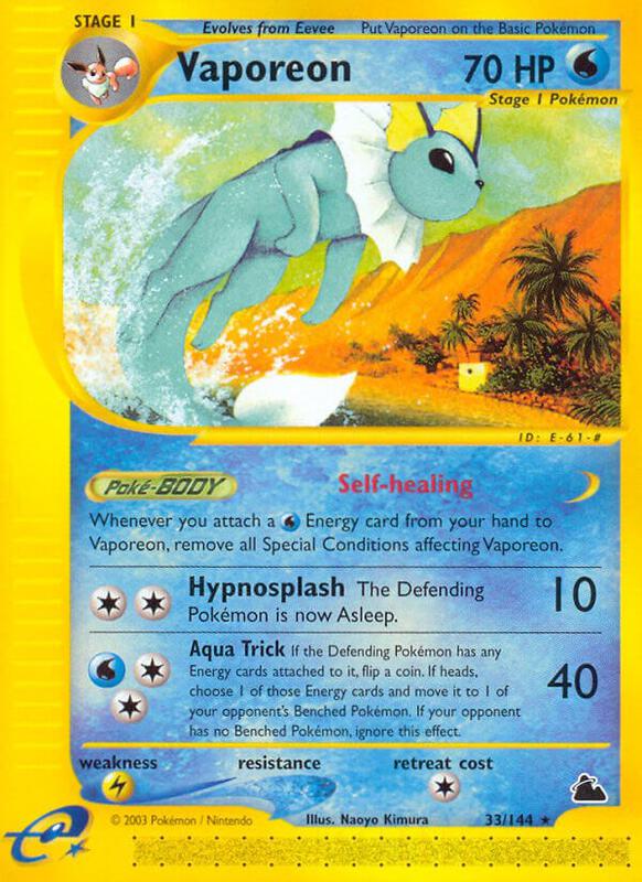 Vaporeon 033/144 - Skyridge