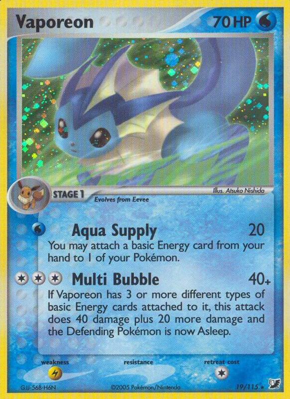 Vaporeon 19/115 - Unseen Forces