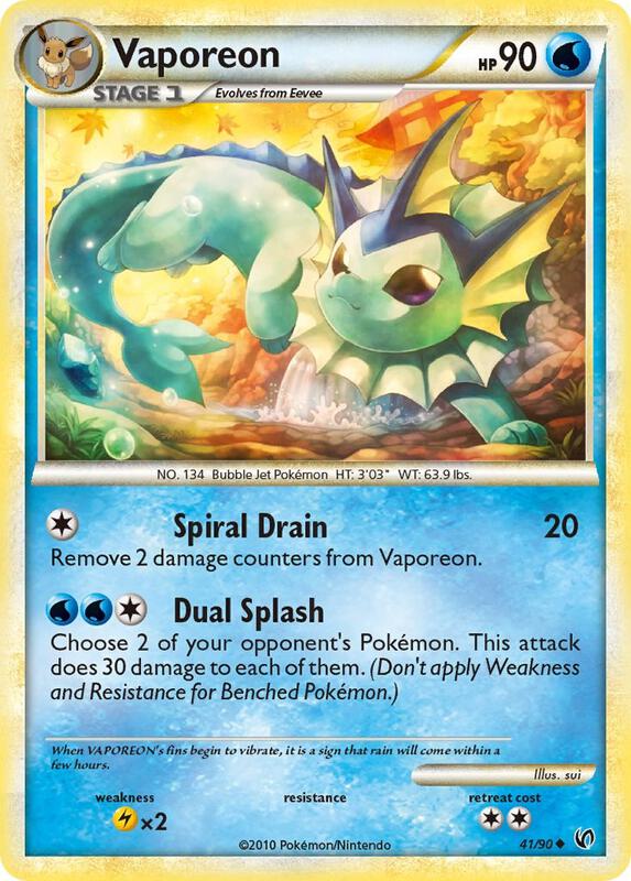 Vaporeon 41/90 - HS—Undaunted