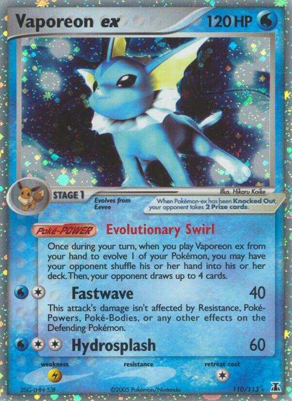 Vaporeon ex 110/113 - Delta Species