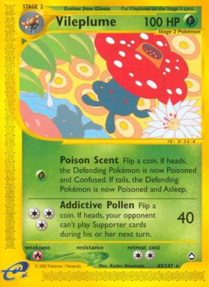 Vileplume 043/147 - Aquapolis