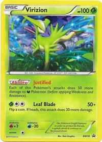 Karta Pokemon Virizion - BW70 - Black and White Promos BW70