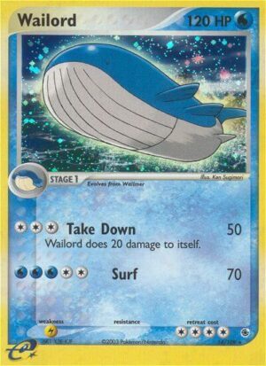Wailord 14/109 - Ruby & Sapphire