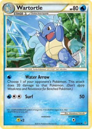 Wartortle 42/95 - HS—Unleashed