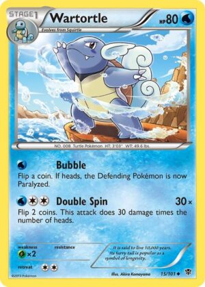 Wartortle 15/101 - Plasma Blast