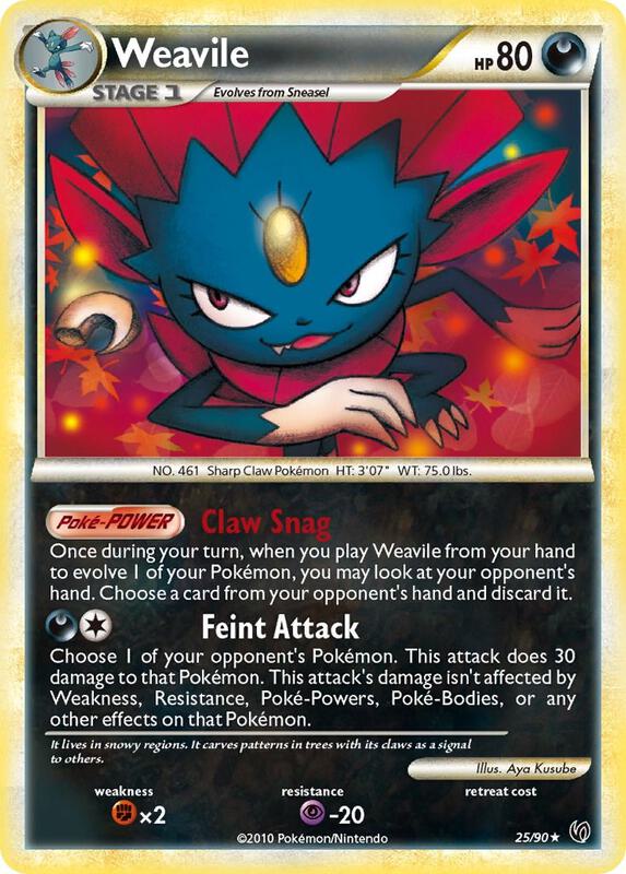 Weavile 25/90 - HS—Undaunted