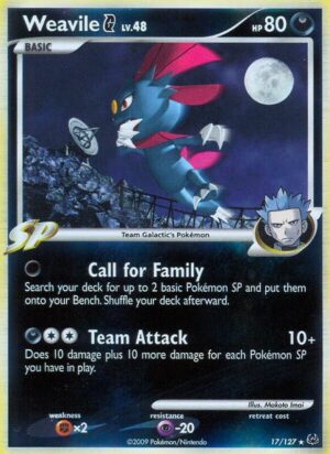 Weavile G 17/127 - Platinum