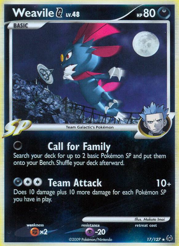 Weavile G 17/127 - Platinum