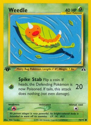 Weedle 70/75 - Neo Discovery