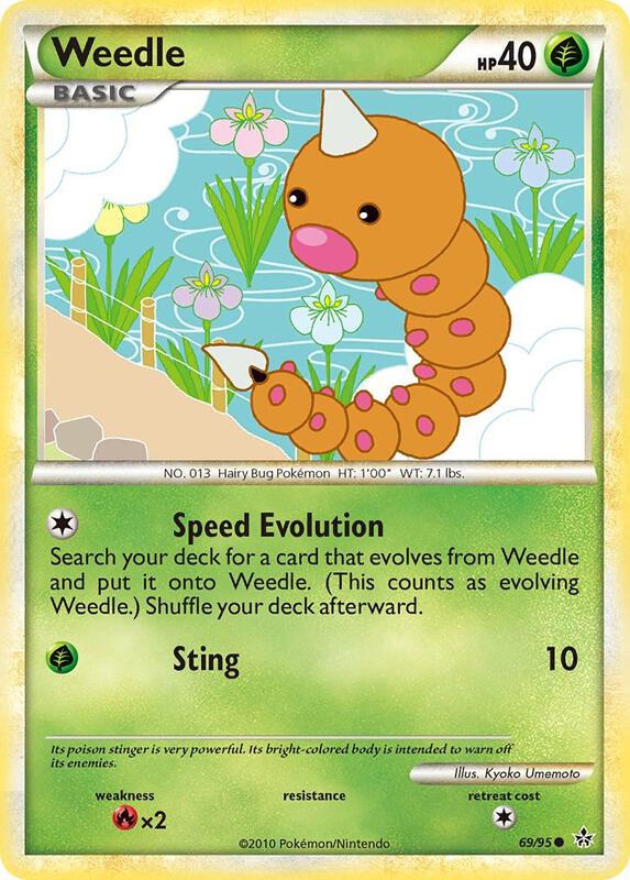 Weedle 69/95 - HS—Unleashed