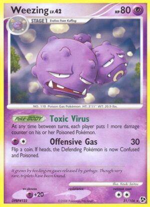 Dark Weezing 31/106 - Team Rocket