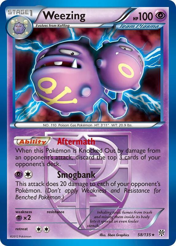 Weezing 58/135 - Plasma Storm