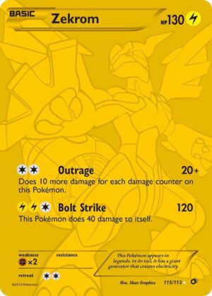 Zekrom 115/113 - Legendary Treasures