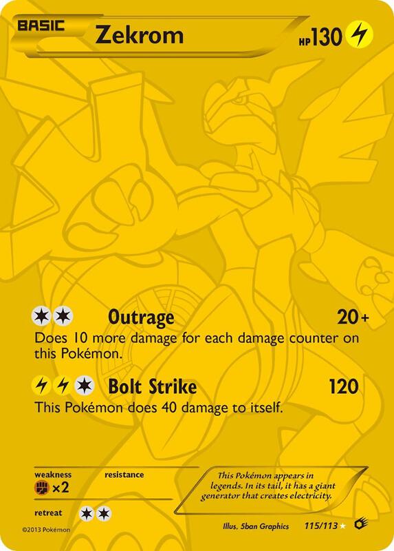 Zekrom 115/113 - Legendary Treasures