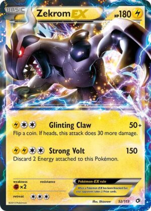 Zekrom-EX 52/113 - Legendary Treasures
