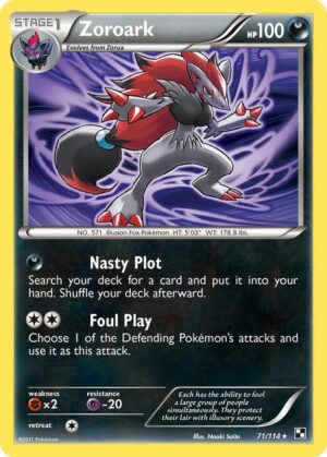 Zoroark 71/114 - Black & White