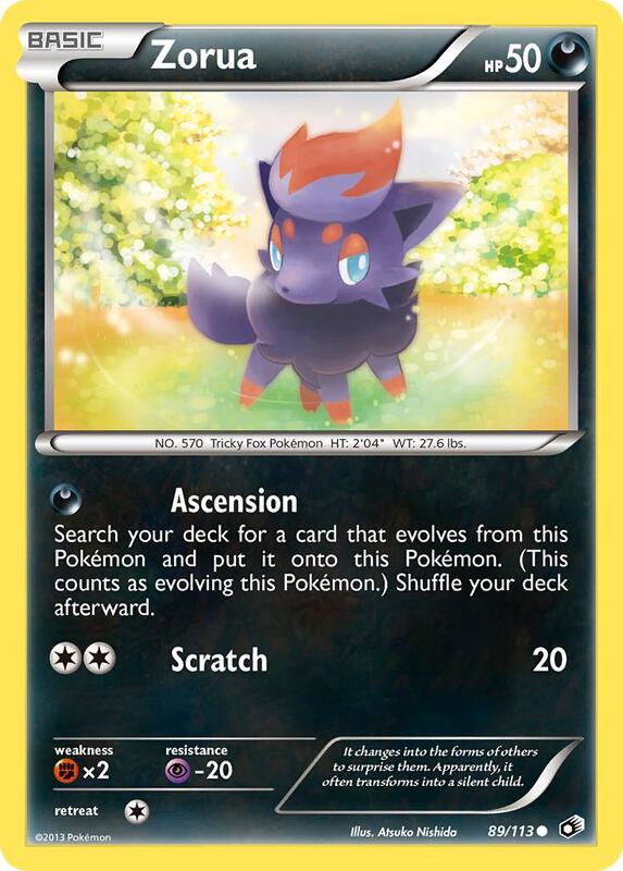 Zorua 89/113 - Legendary Treasures