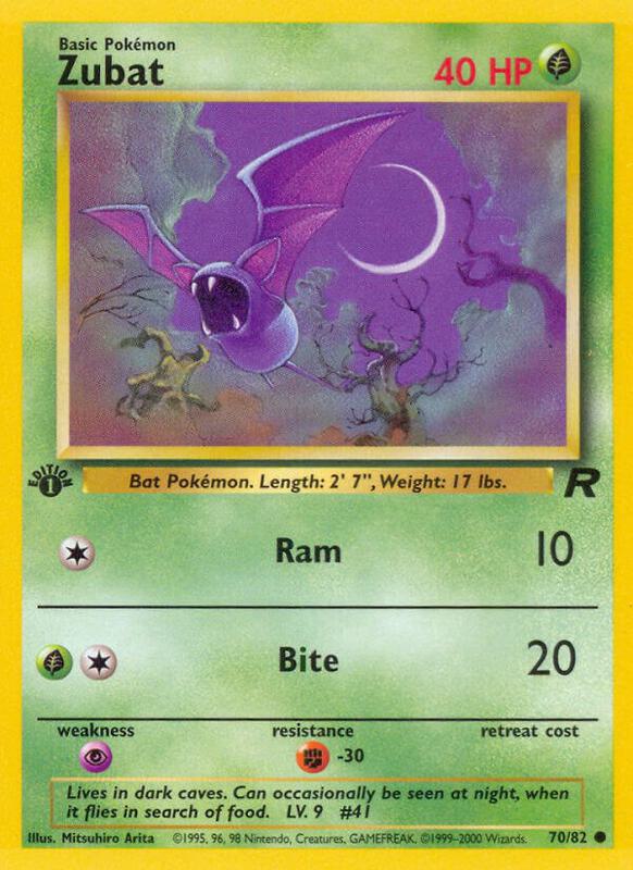 Zubat 70/82 - Team Rocket
